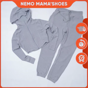 F21 SET THỂ THAO NỮ MÀU XÁM NĂNG ĐỘNG (230604025)