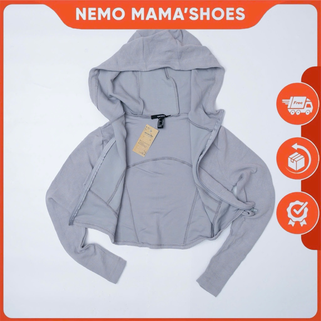 F21 SET THỂ THAO NỮ MÀU XÁM NĂNG ĐỘNG (230604025)
