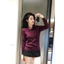 Áo len dài tay dệt kim 7 cúc cổ bẻ màu đỏ burgundy cao cấp, chất len mịn mềm hot hit