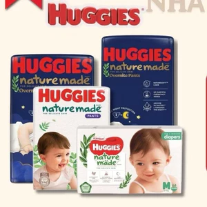 Bỉm dán/quần Huggies Natural Made/Tràm Trà đủ size