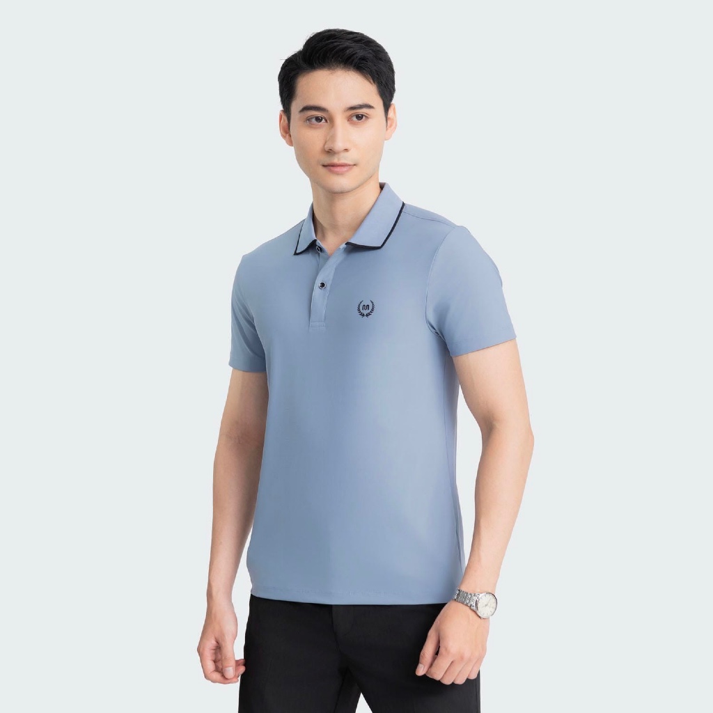 Áo Polo Nam Tay Ngắn Freezing Polyamide Mát Lạnh Co Giãn Dáng Suông Regular Fit INSIDEMEN IPS018AZ
