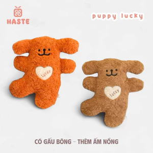 Gấu Thú Bông Teddy Sanrio Cún Puppy Ôm Trái Tim Lucky Quà Tặng Độc Đáo Lông Xù Siêu Mềm Mịn Siêu Dễ Thương