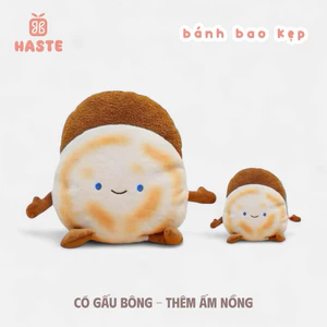 Gấu Thú Bông Bánh Bông Lan Bánh Kẹp Bánh Bao BaoBao Quà Tặng Độc Đáo Lông Xù Siêu Mềm Mịn Siêu Dễ Thươngsj