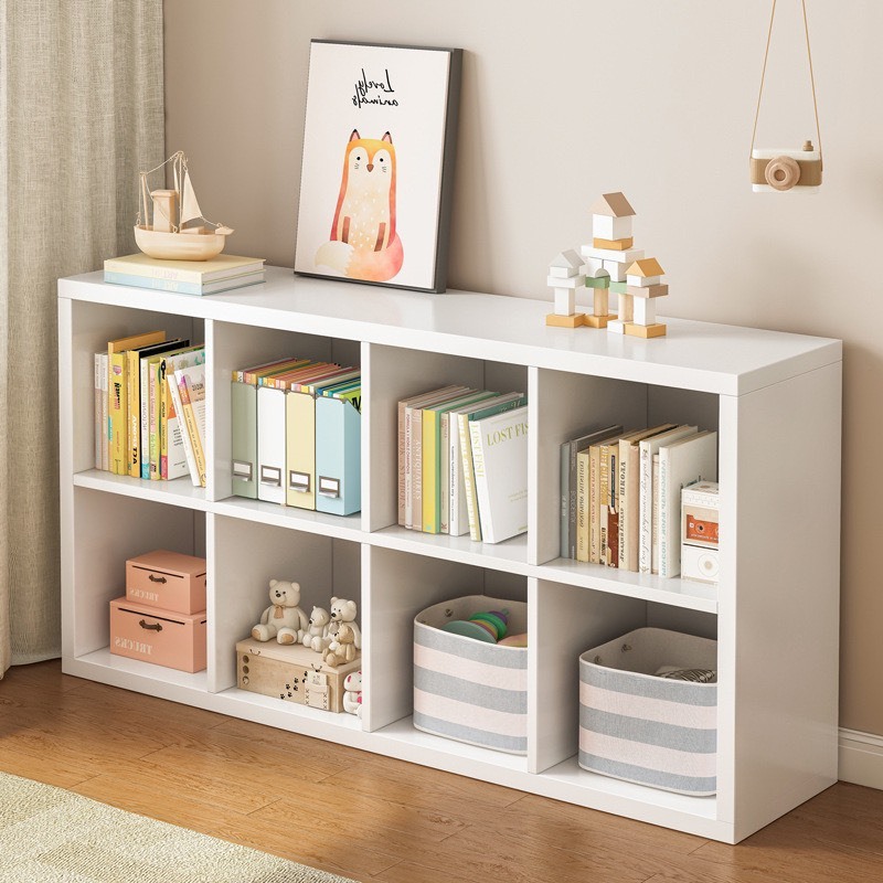 Kệ Sách Gỗ MDF Thiết Kế Tổ Ong Hiện Đại, Đa Dạng Kích Thước Từ 2 Đến 8 Ô