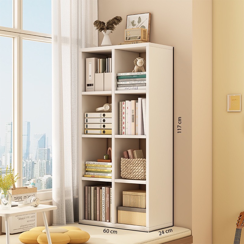 Kệ Sách Gỗ MDF Thiết Kế Tổ Ong Hiện Đại, Đa Dạng Kích Thước Từ 2 Đến 8 Ô