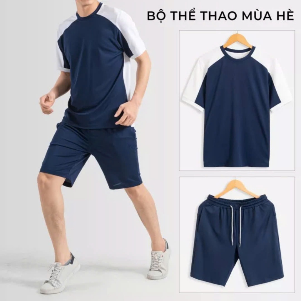 SÉT BỘ THỂ THAO MẶC NHÀ YANO SPORT, QUẦN ĐÙI VÀ ÁO THUN NAM NỮ VẢI LƯỚI MÈ ( MRO ) K1