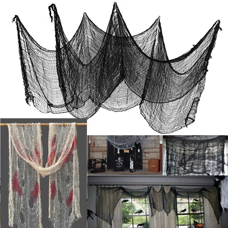 Vải gạc vải màn trang trí Halloween