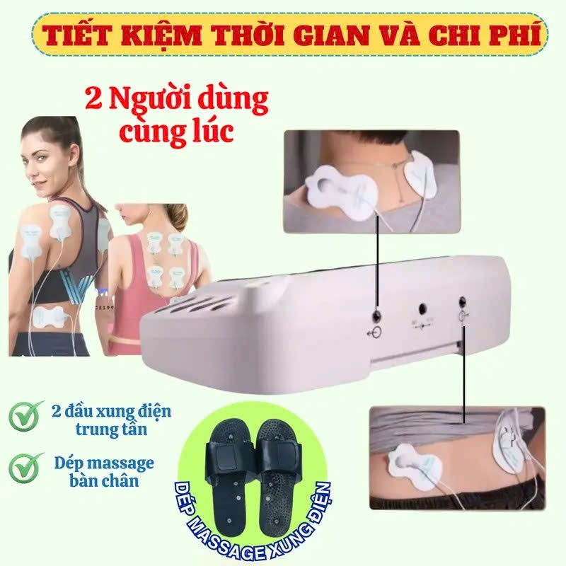 Máy Massage Bàn Chân Châm Cứu Không Dây, Máy Mát Xa Xung Điện Bấm Huyệt Z311 Giảm Đau Mỏi Cổ Vai Gáy Hiệu Quả