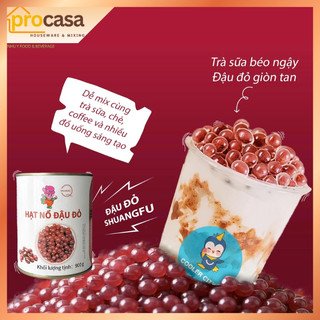 Hạt nổ đậu đỏ ShuangFu 900gr - nguyên liệu - topping pha chế cho trà sữa