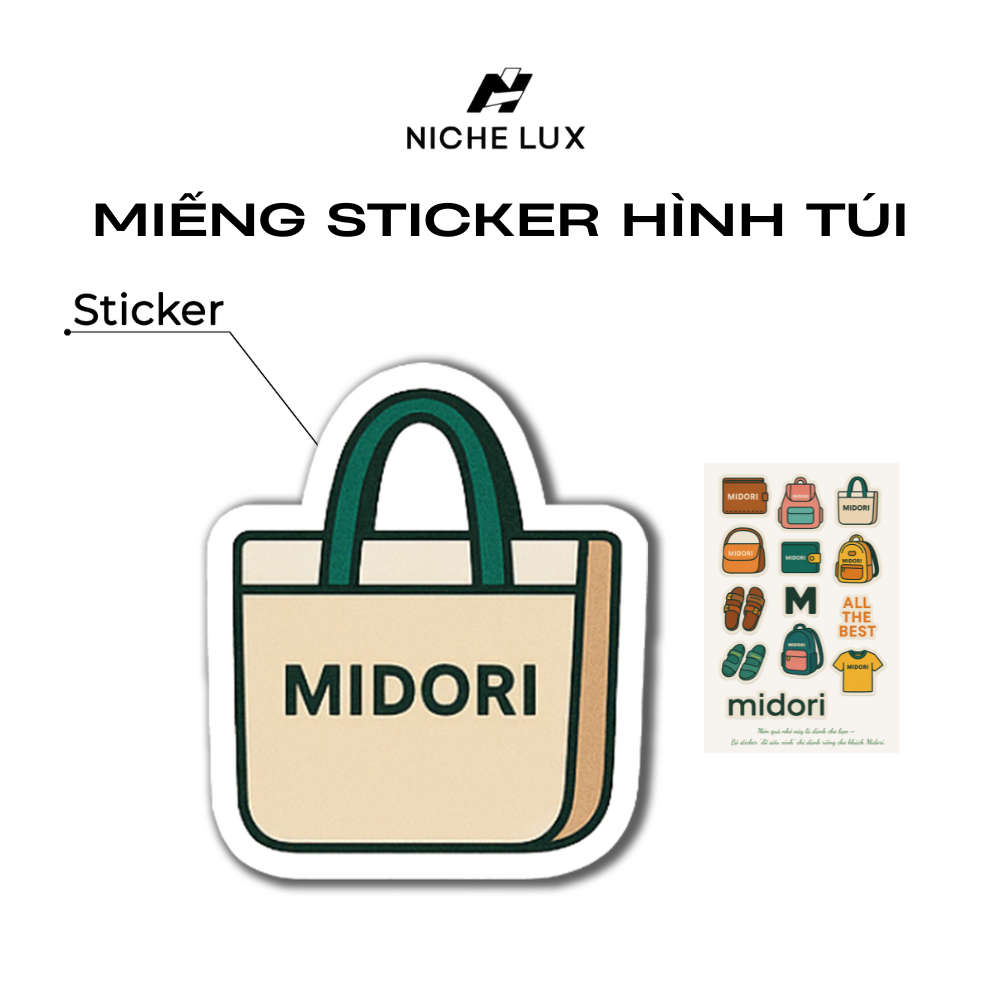 STICKER Túi Đeo Chéo Đeo Vai | NICHE LUXURY