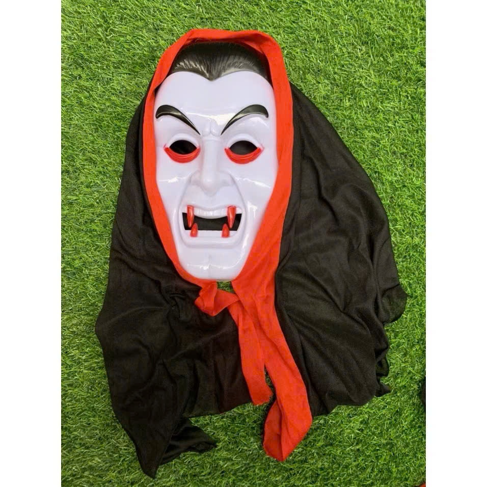 Mặt nạ Halloween đẹp vải chùm đầu hoặc mặt nạ trơn