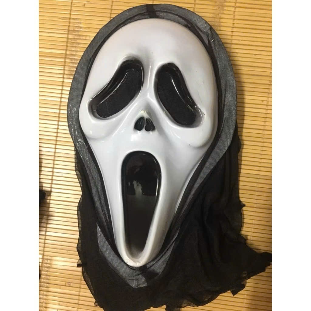 Mặt nạ Halloween đẹp vải chùm đầu hoặc mặt nạ trơn