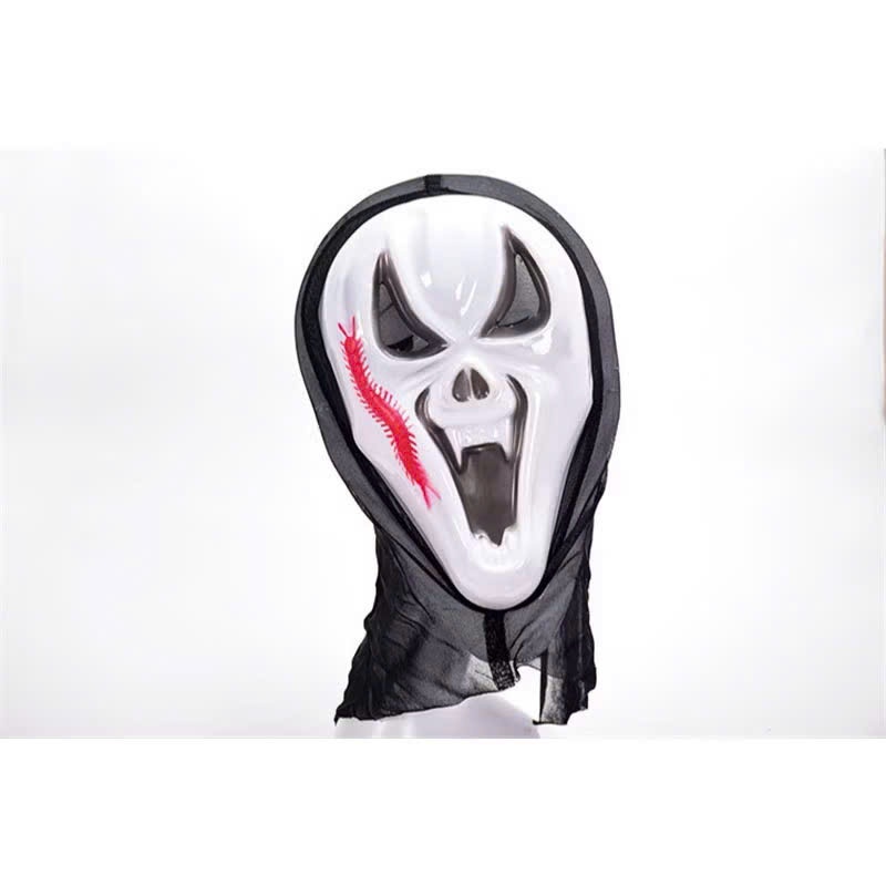 Mặt nạ Halloween đẹp vải chùm đầu hoặc mặt nạ trơn