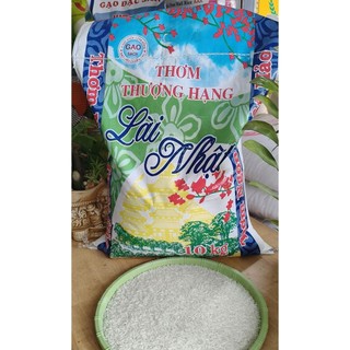 (10kg ) Gạo Dẻo thượng hạng THƠM LÀI NHẬT - Thơm nhẹ dẻo gạo tự nhiên, không hóa chất tạo hương