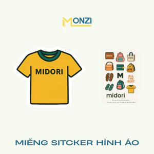 STICKER Áo thun unisex Local Brand | MONZI