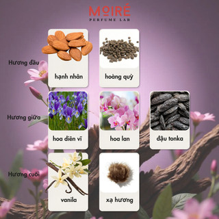 Nước hoa Nữ MOIRÉ Rolling In Love  EDP sang trọng, cuốn hút , lưu hương lâu 8h - mini 10ml