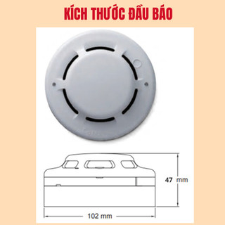 [Có kiểm định] Đầu báo khó...i quang 24V  của Horing 0311-2 gắn trần - Có tem Kiểm định
