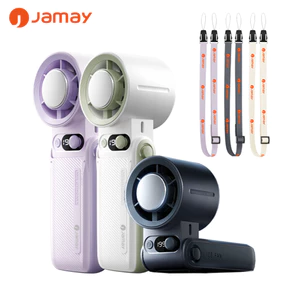 Jamay F5pro Quạt mini có sẵn trong 30 giờ di động có thể sạc gió mạnh 199 tốc độ turbo phản lực hệ thống làm mát gập135°