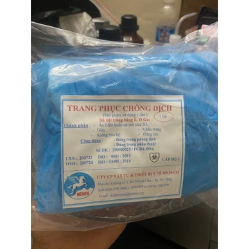 Quần Áo bảo hộ - chống dịch, phòng dịch bộ 7 món dùng trong y tế