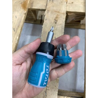 ĐỒ NGHỀ TOTAL Bộ tua vít 8 trong 1 (tay vặn xoay chiều) TACSDS1726