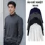 Áo thun giữ nhiệt nam FABUMAN chất vải cotton cổ cao 3 phân giữ ấm mùa đông màu đen trắng bigsize