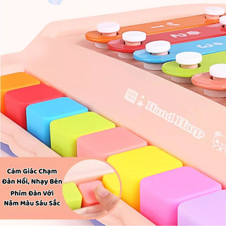 Đàn Piano Điện Tử Mini 13 Phím Bấm Âm Thanh Phát Sáng Đèn Led Sinh Động-Đàn Mini Cho Bé Phát Triển Và Nhạn Biết Âm Thanh