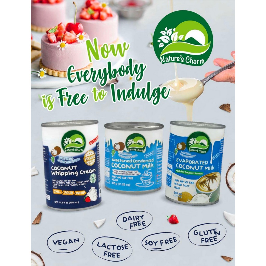 Sữa đặc thuần chay Nature's Charm Vegan Sweetened Condensed Coconut/ Oat Milk 320g