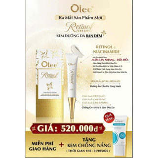 KEM RETINOL DƯỠNG DA BAN ĐÊM | RETINOL CREAM OLEE