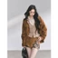 Chân Váy Da Lộn Nâu Phối Caro Vintage Chân Váy Ngắn Xếp Tầng Giả Quần Cá Tính | KHAO Boutique