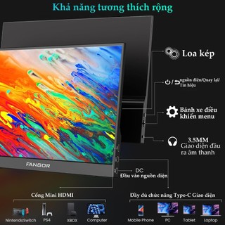 Màn Hình Di Động EXPOSE EZ-100 11.6 Inch HD | Ultra Slim 5mm | IPS 60Hz | Kết Nối HDMI 2.0, USB-C | Hàng Chính Hãng