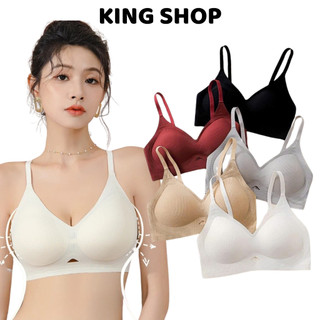 Áo Ngực Nữ Su Không Đường May Chống Hằn, Áo Lót Mút Dày Siêu Nâng V1 Mềm Thoáng King Shop A-1289