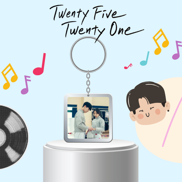 Keyring/móc khoá Tuổi hai lăm, tuổi hai mốt, twenty five, twenty one, tuổi 2521