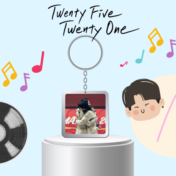 Keyring/móc khoá Tuổi hai lăm, tuổi hai mốt, twenty five, twenty one, tuổi 2521