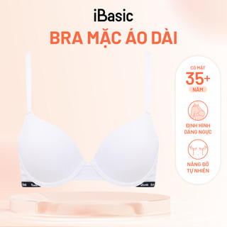 Áo ngực có gọng Cotton USA iBasic mút mỏng cúp T-Shirt BRAY108