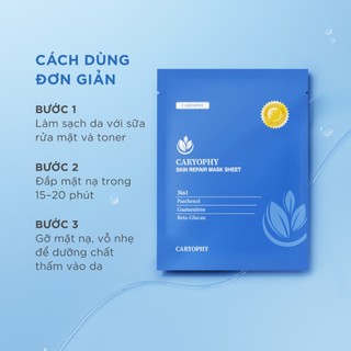 Mặt Nạ Phục Hồi Da CARYOPHY 25g (Caryophy Skin Repair Mask Sheet 25g 10 miếng )
