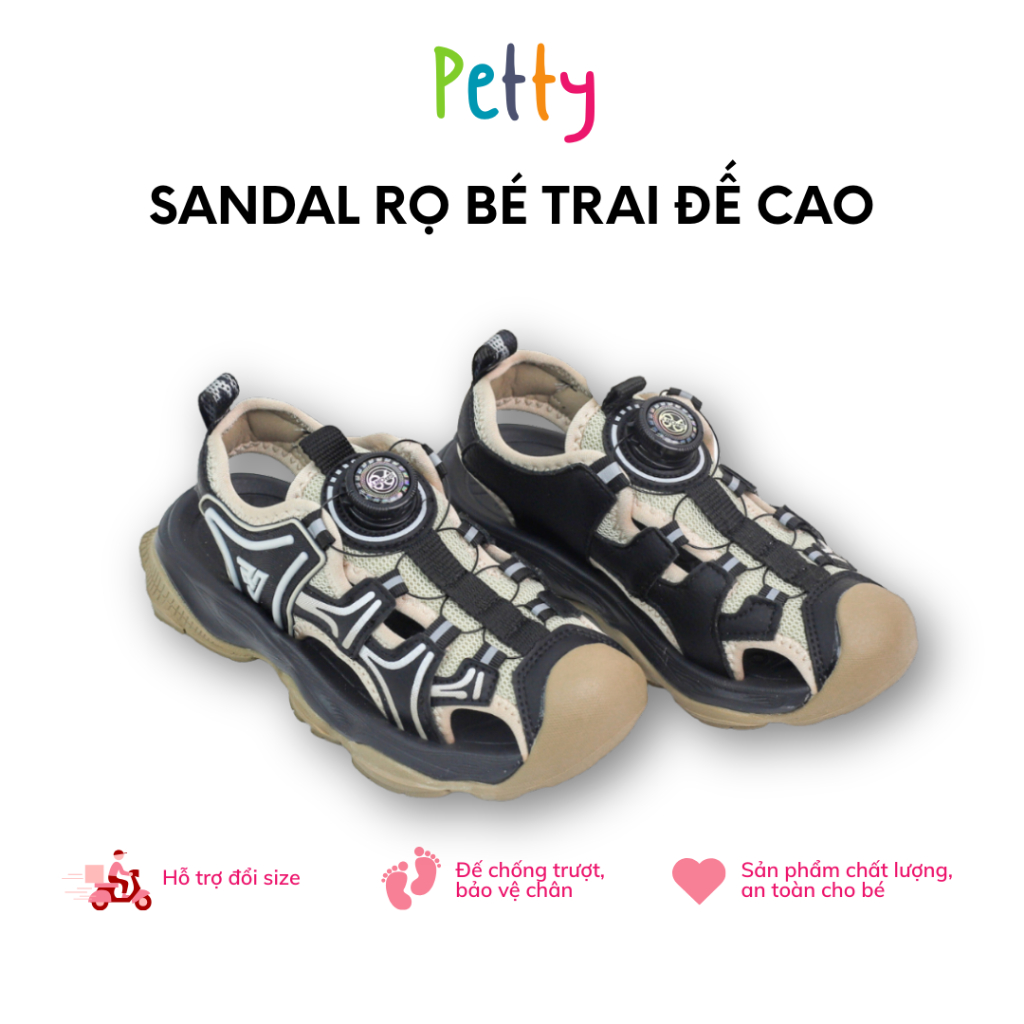 Giày Rọ Bé Trai, Sandal Rọ Bé Trai Đế Cao Su Đệm Xốp Êm Thoáng Chân ...
