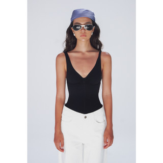 THEKIM Shapewear Áo 2 dây bodysuit định hình có khóa kéo ngực ( không mút ) , áo gen định hình tạo thắt eo SW355