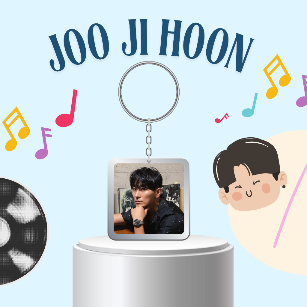 Móc khoá/Keyring diễn viên hàn quốc Joo Ji Hoon - Ju Ji Hoon
