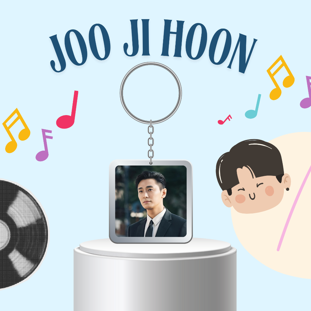 Móc khoá/Keyring diễn viên hàn quốc Joo Ji Hoon - Ju Ji Hoon