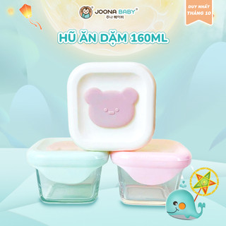 Hộp Trữ Đông Thủy Tinh Kichilachi Đựng Thức Ăn Dặm Cho Bé Dung Tích 160ml (MÀU NGẪU NHIÊN)