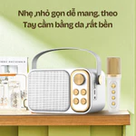 Loa Karaoke Mini Có Bluetooth – Kèm 2 Mic Không Dây, Bass Cực Căng, Âm Thanh 4D Sống Động, Phù Hợp Gia Đình & Du Lịch — ảnh 8