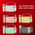 Loa Karaoke Mini Có Bluetooth – Kèm 2 Mic Không Dây, Bass Cực Căng, Âm Thanh 4D Sống Động, Phù Hợp Gia Đình & Du Lịch — ảnh 7
