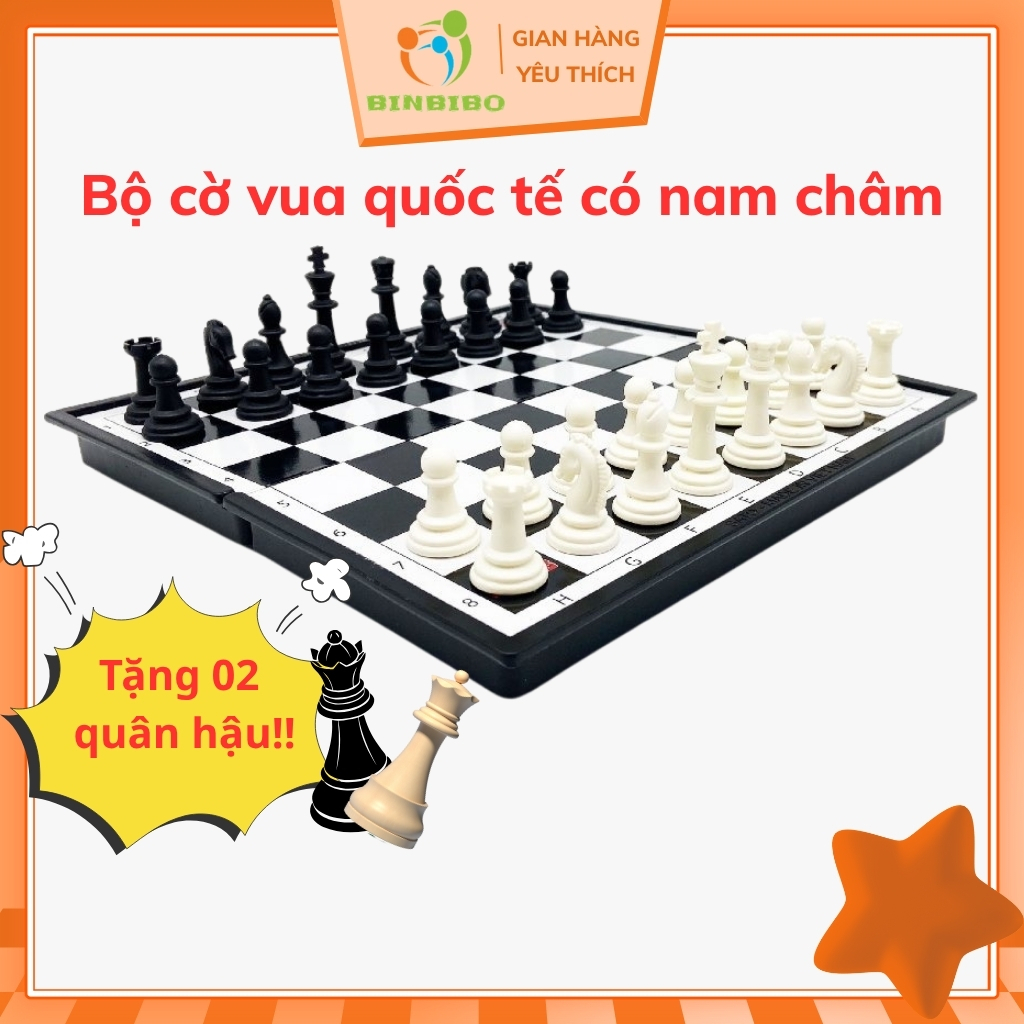 Cờ vua quốc tế loại to size 31x31 có nam châm hàng Việt Nam chất lượng cao Sato 040