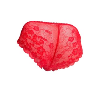 Q247 - Quần tam giác ren màu cam đỏ dành cho nam