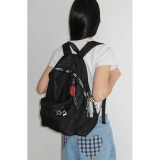Balo đen minimal light backpack dot (order korea)