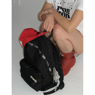 Balo đen minimal light backpack dot (order korea)