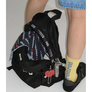 Balo đen minimal light backpack dot (order korea)