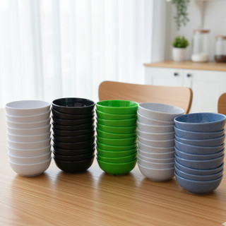 Chén chấm đựng gia vị tròn nhựa MELAMINE nhiều màu, bền đẹp - Phương Trang