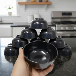 Combo 10 Chén ăn cơm nhựa melamine nhiều màu không vỡ loại tốt - Phương Trang
