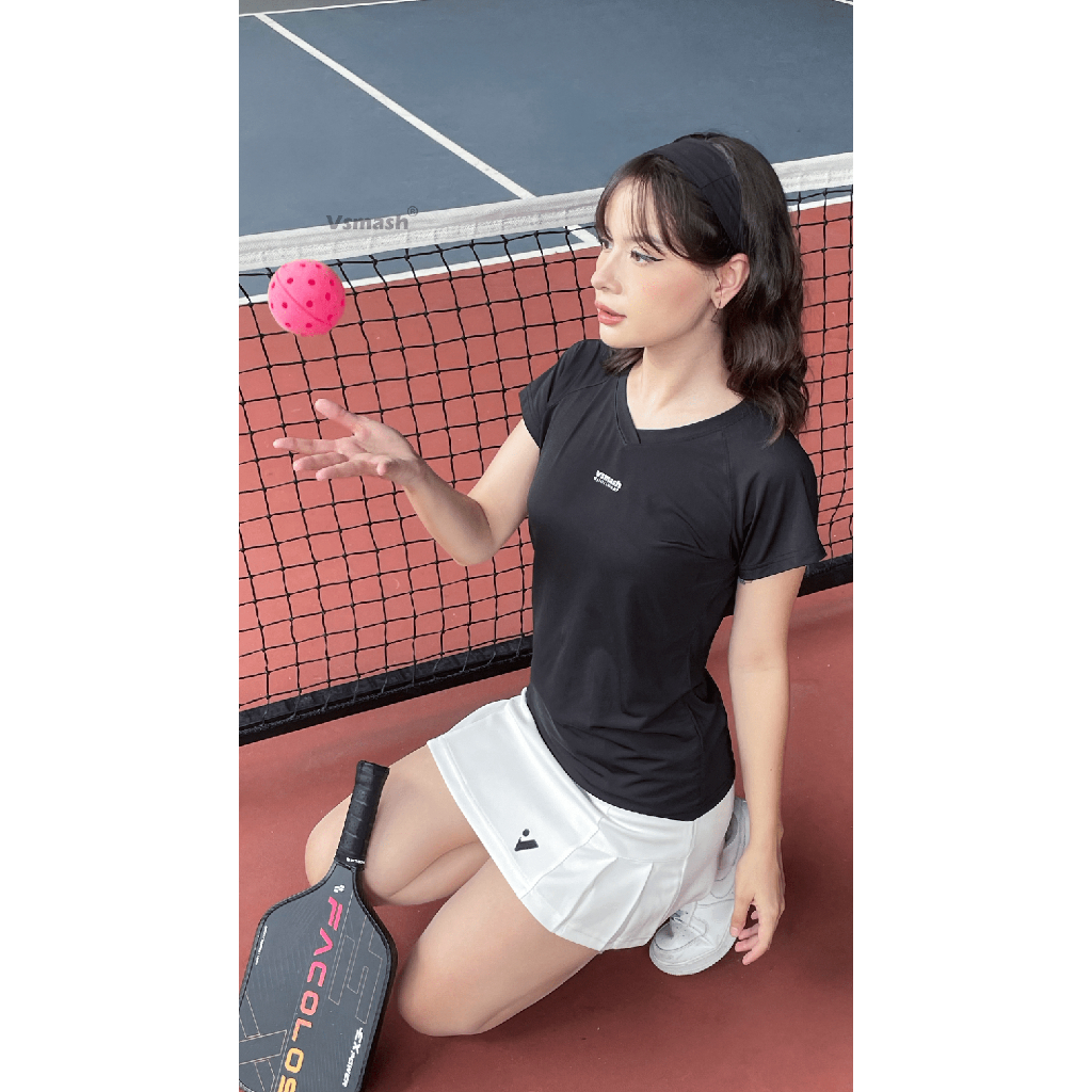 Váy Cầu Lông Vsmash Sportwear “SKRT 01” – Váy Thể Thao Ngắn Form Chữ A, Lót 2 Lớp, Umi 4 Chiều Cao Cấp, Mềm Mại, Co Giãn